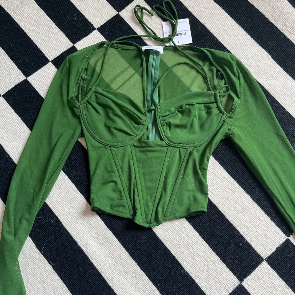 Cropped Bustier Top